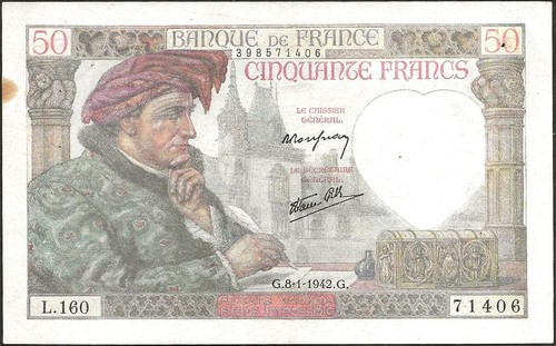 France billet 50 - france, francs