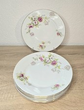 6 anciennes assiettes à