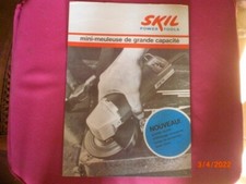 ANCIENNE   BROCHURE   PUBLICITAIRE   MINI MEULEUSE  SKIL  POWER TOOLS