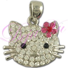 LARGE CRYSTAL RHODIUM HELLO