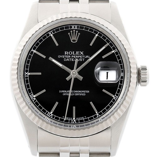 Rolex datejust cadran - rolex, noir