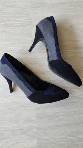 Escarpins daim nubuck noir