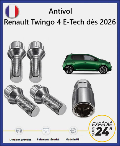 Ecrous antivol roues - antivol,