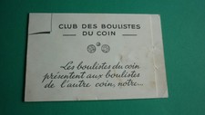 CARTE DOUBLE HUMOUR / PETANQUE