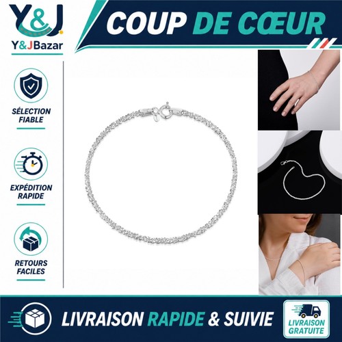 Bracelet chaîne argent 925 - bracelet,