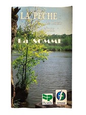 ANCIEN LE LIVRE  PARCOURS  DE LA PÊCHE DANS LA SOMME LANCER CANNE A HAMEÇON FIL