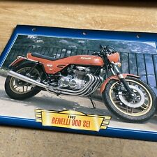 Benelli 900 SEI 1982 fiche carte moto passion collection Atlas