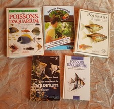 🐠🐠🐠 Lot de livres pour poissons d'Aquarium d'eau douce.🐠🐠🐠
