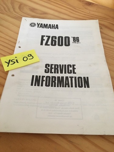 Yamaha fz600 1986 - fz, 600