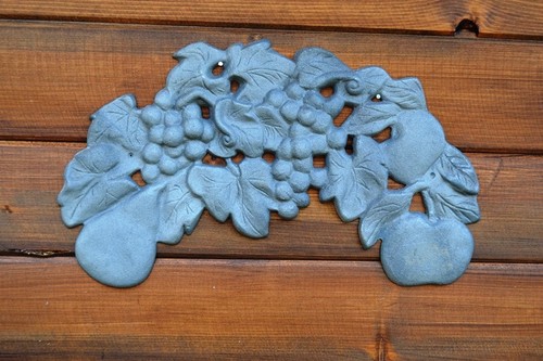 Plaque cheminée fruits - de, à