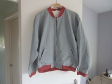 VESTE BOMBER VERTE DÉLAVÉE