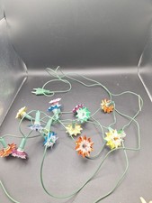 Ancienne Guirlande Lumineuse De NOËL Fleurs Vintage