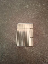 ancien briquet DUPONT "GAZ"  plaqué argent " comme neuf "