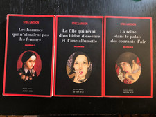 MILLENIUM la trilogie STIEG  LARSSON  - Actes Sud Grand format
