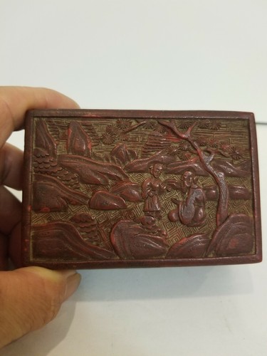 Antique chinese cinnabar - antique,