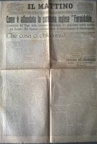 Ww1 comme naufrage - @, 'naufrage