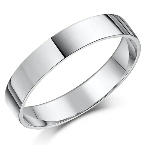 4mm platine bague - 4mm, mariage