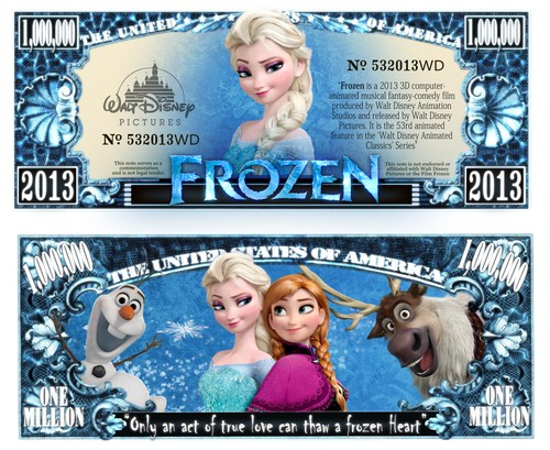 Reine des neiges billet - reine,