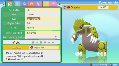 Pokemon groudon shiny - groudon, 6iv
