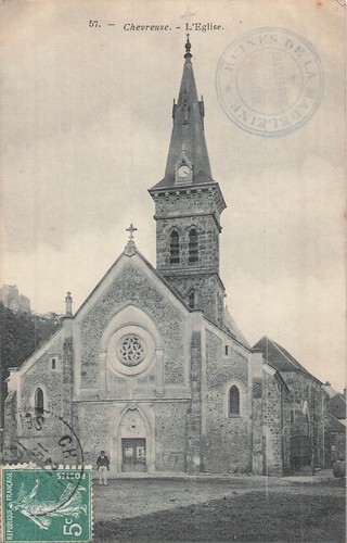 Chevreuse eglise 43840 - eglise,
