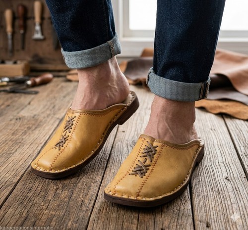 Sabots hommes pantoufles - , en