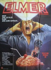 BRAIN DAMAGE - ELMER / PARASITE - ORIGINAL LARGE FRENCH MOVIE POSTER
