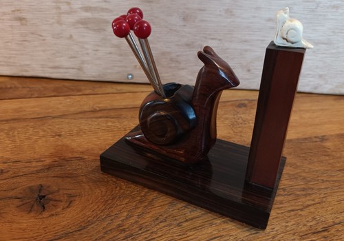 Porte piques bois escargot - piques,,