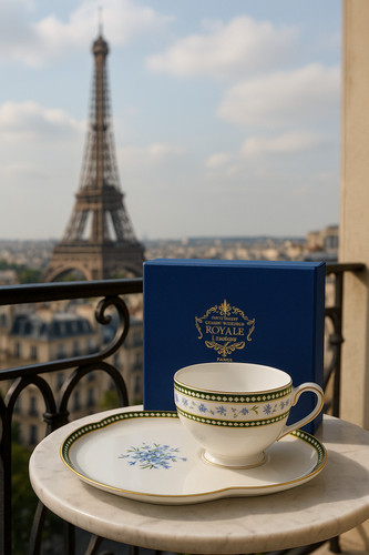 Petit dejeuner porcelaine - dejeuner,
