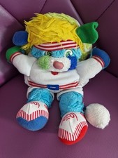 Doudou peluche Popples Tennis 1980 popple vintage