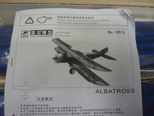 Rare avion RC vintage ALBATROSS