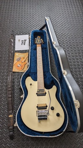 Guitare électrique ivoire