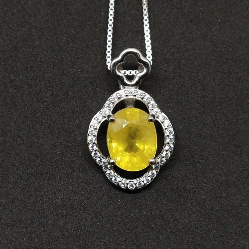 Pendentif jaune argent - pendentif,