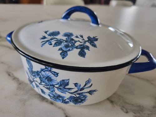 Cocotte tôle émaillée - en,