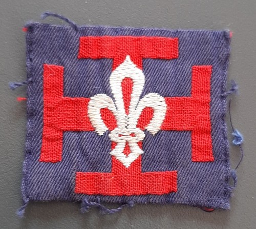 1940 1960 insigne tissu scouts - insigne,