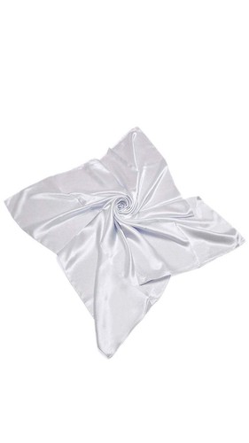 Foulard carré uni - foulard, satiné