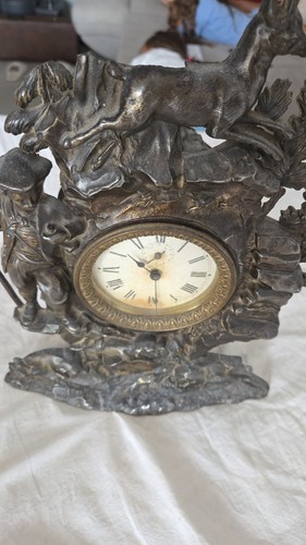 Pendule ancienne chasse - pendule,