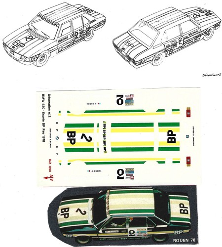 Decals solido bmw - 1/43, i