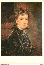 Art - Peinture - Adolphe Monticelli - Portrait de Madame René - Carte de la Lote