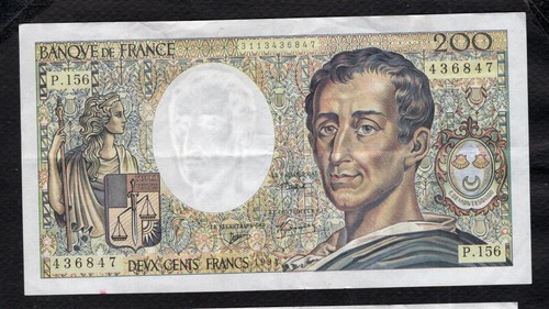 France billet 200 francs - un,