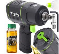 Clé à chocs pneumatique composite avec percussion pour roues – couple de 1850 Nm