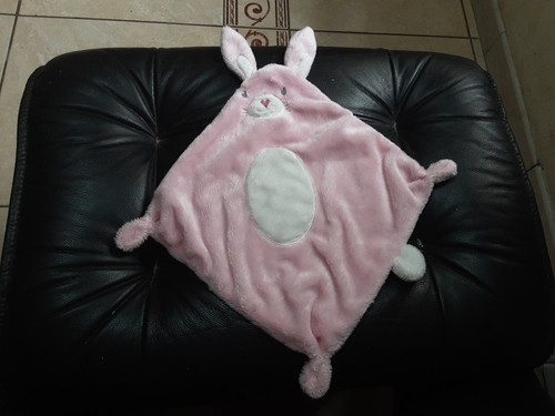 Doudou plat lapin rose - doudou,