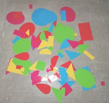 Lot de gommettes autocollantes multicolores et multiformes