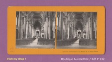 PHOTO STÉREO VIEW, VUE STÉRÉO : BOULOGNE SUR MER, INTÉRIEUR BASILIQUE N-D -P132