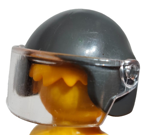 Playmobil casque gris - x1,