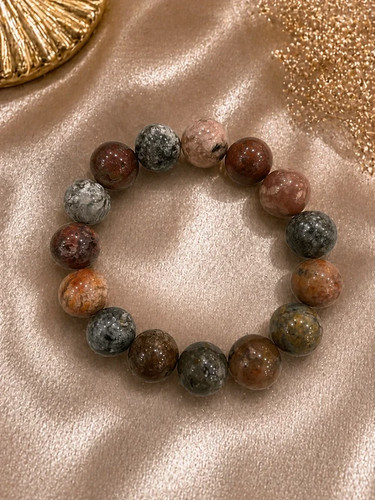 Bracelet élastique perles - élastique,