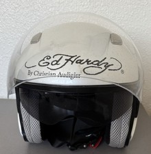 Casque Moto Ed Hardy By Christian Audigier Style Tatto "Death Or Glory" Taille M