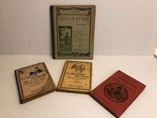 Lot d'anciens Livres Manuels Scolaires An 30's école géographie Arithmétique