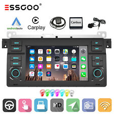 Autoradio Carplay Android 12 2+32G GPS RDS WIFI Pour BMW E46 3er 318 320 M3 MGZT