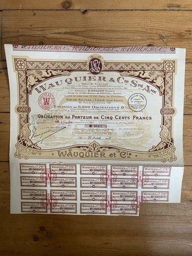 Deco obligation wauquier - , &