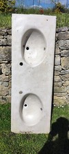 double vasque en pierre reconstituée